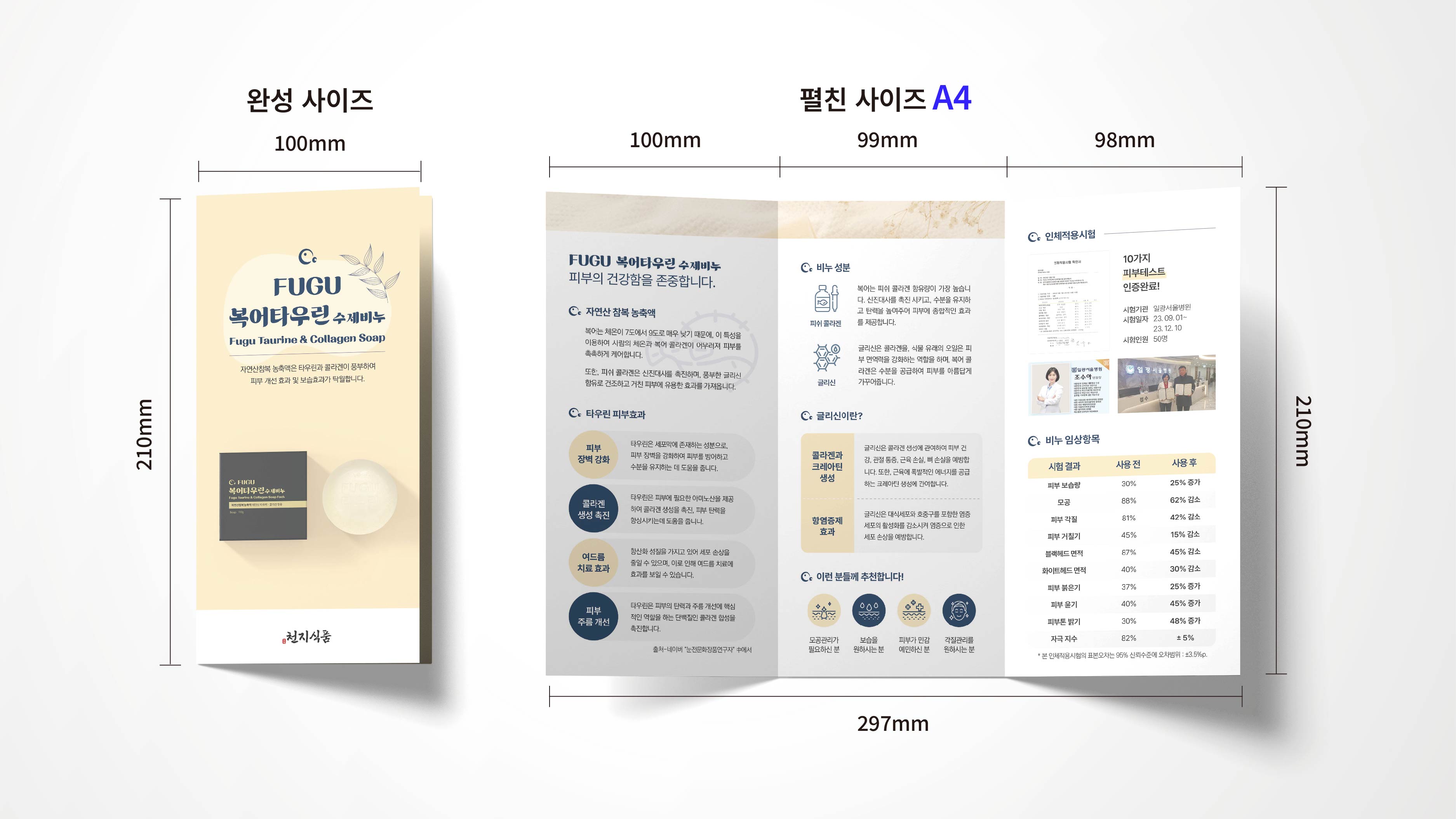 3단 리플렛 (펼친 사이즈 A4)